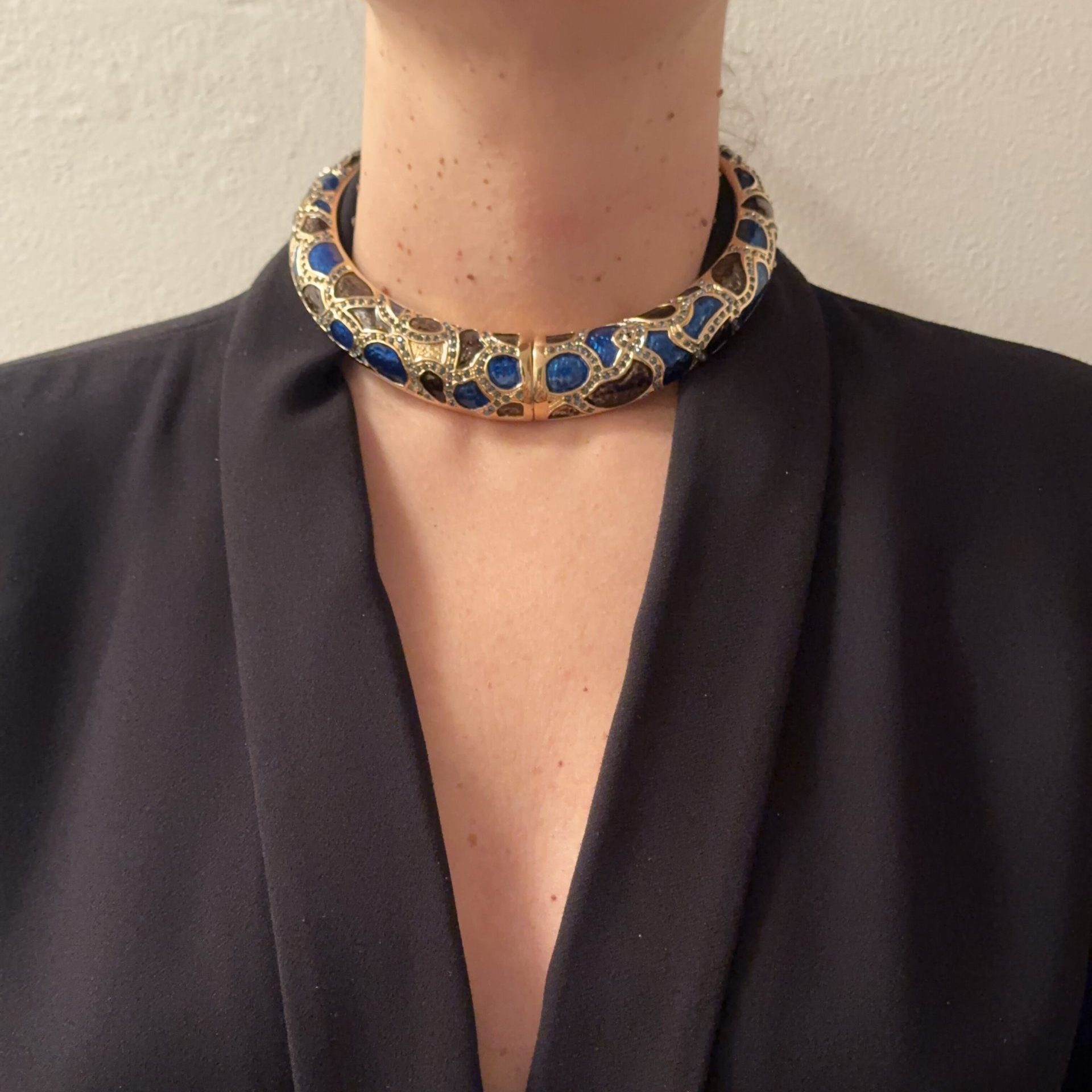 Collana Alveoli Blu