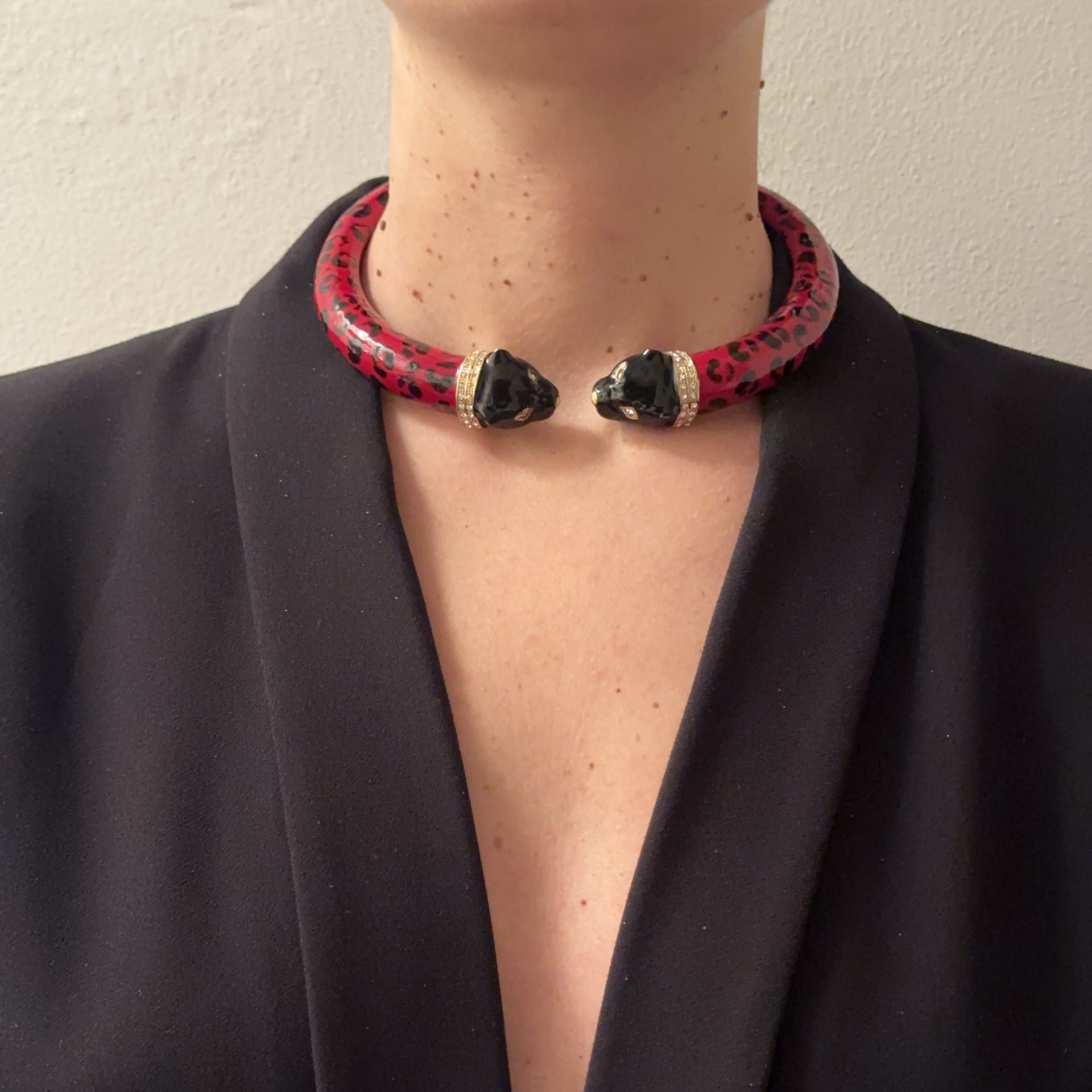 Red Panther Necklace