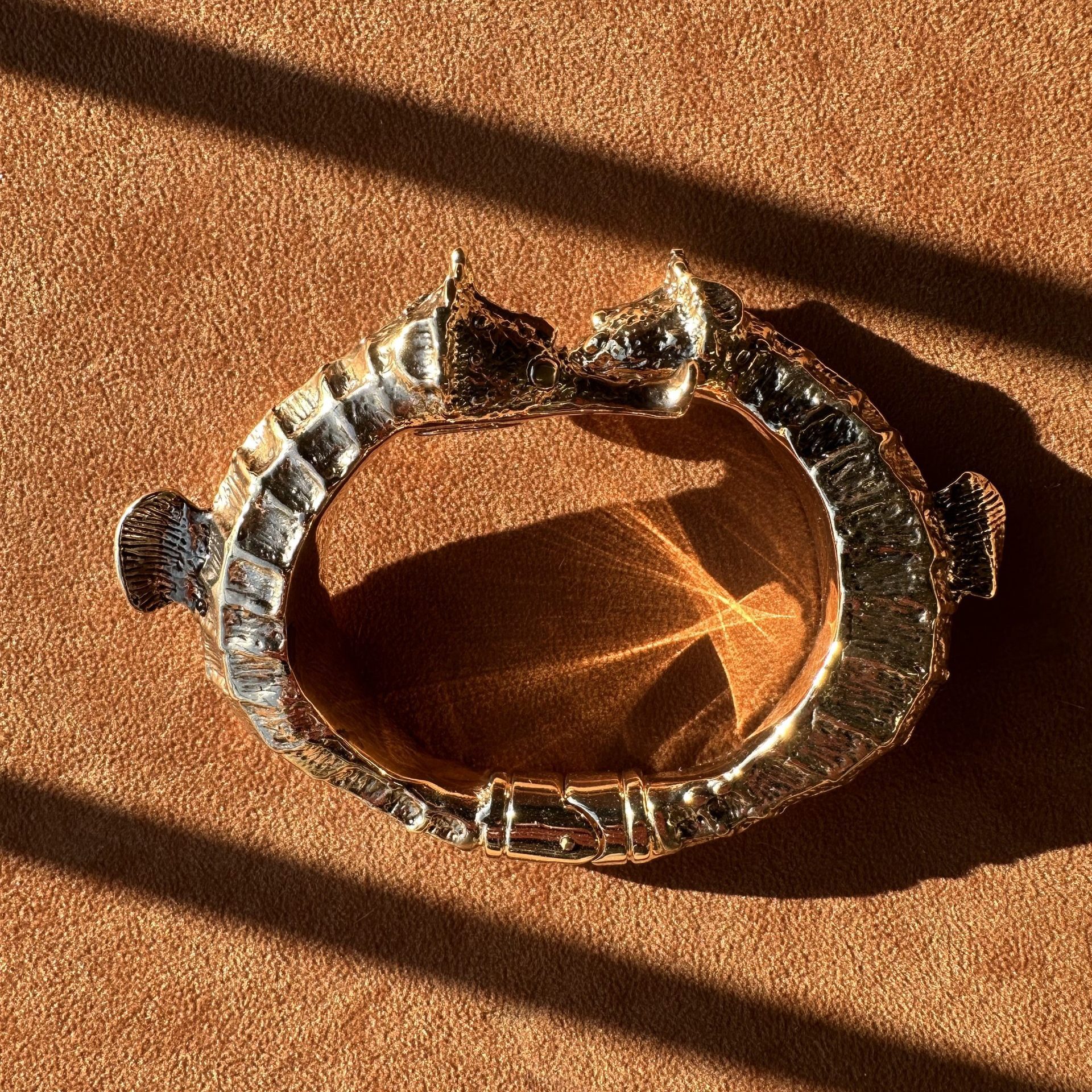 Gold Seahorse Bracelet