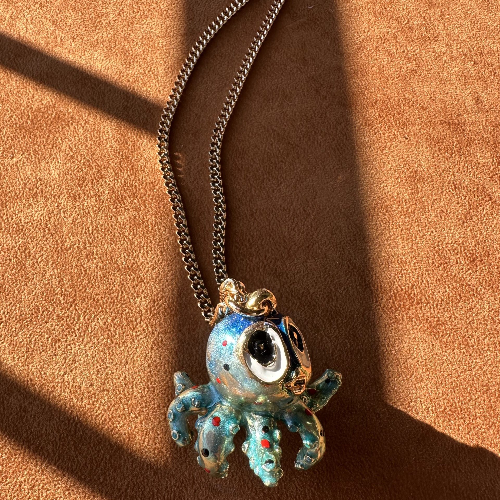 Pendente Octopus Blu