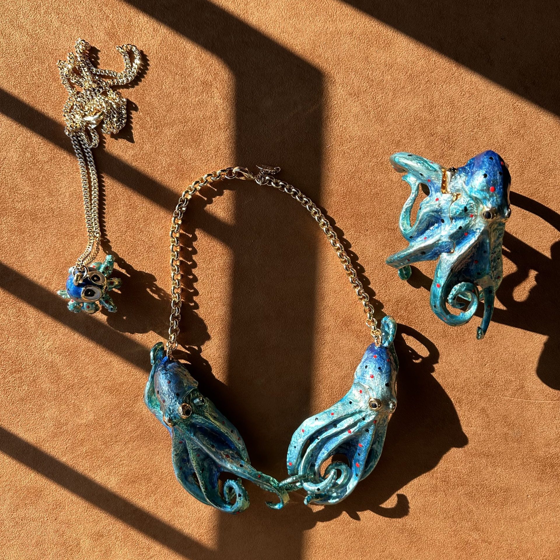 Bracciale Octopus Blu - immagine 2